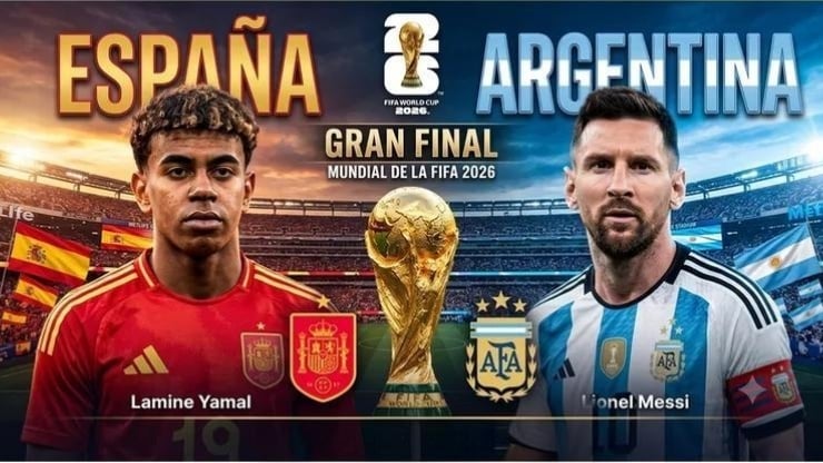 Ver Argentina vs España Gran Final Gratis Copa Mundial 2026 En Vivo Domingo 19 Julio